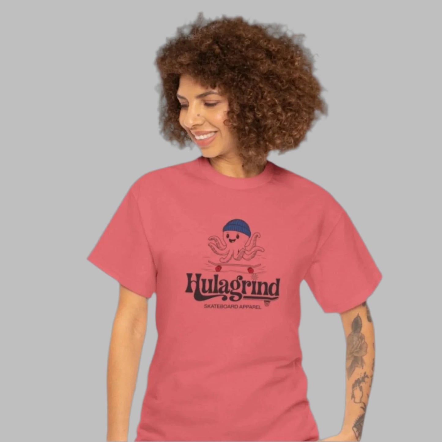 Octo-Skate Retro Tee - Adult sizes in 5 colors