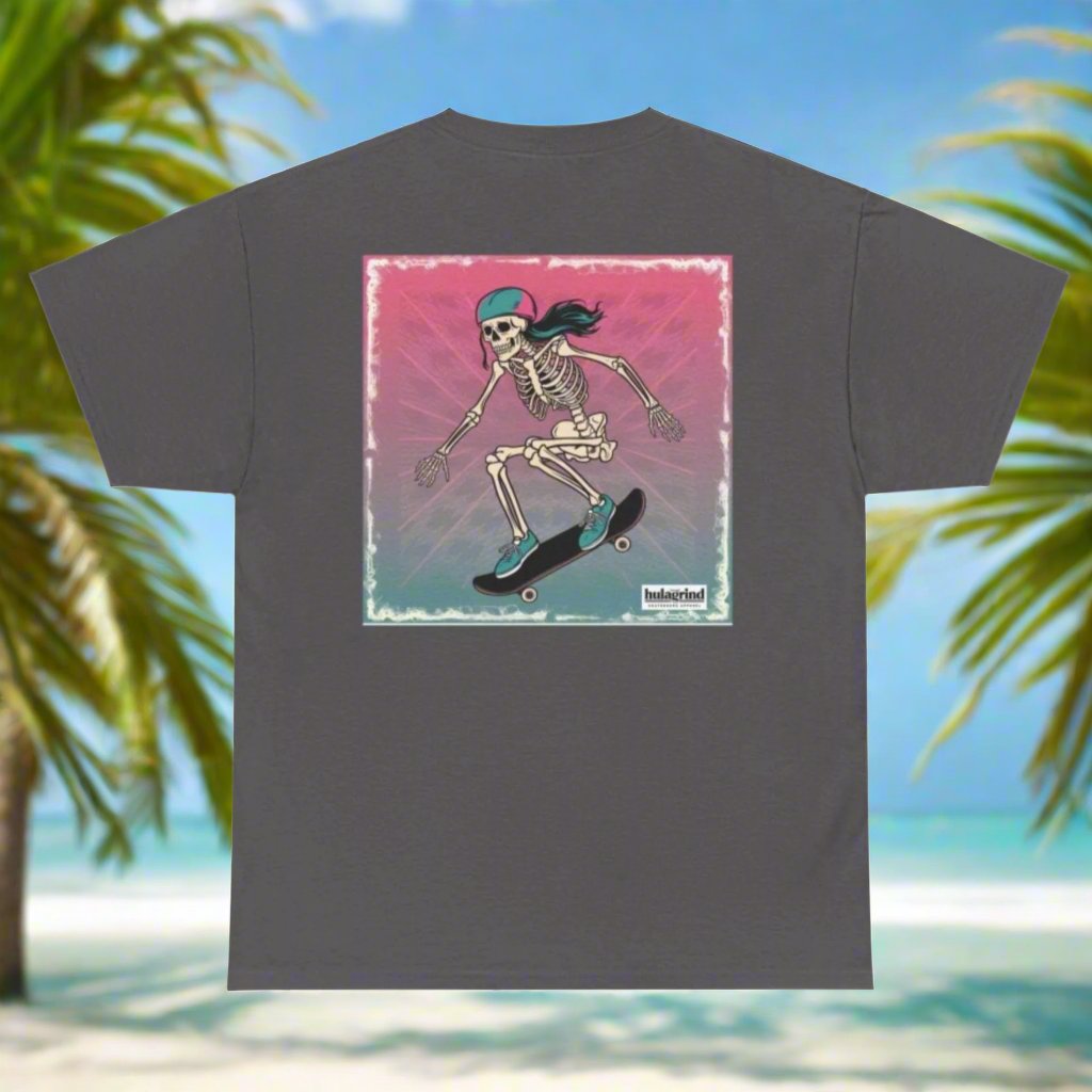 Skeleton Skater Girl Tee