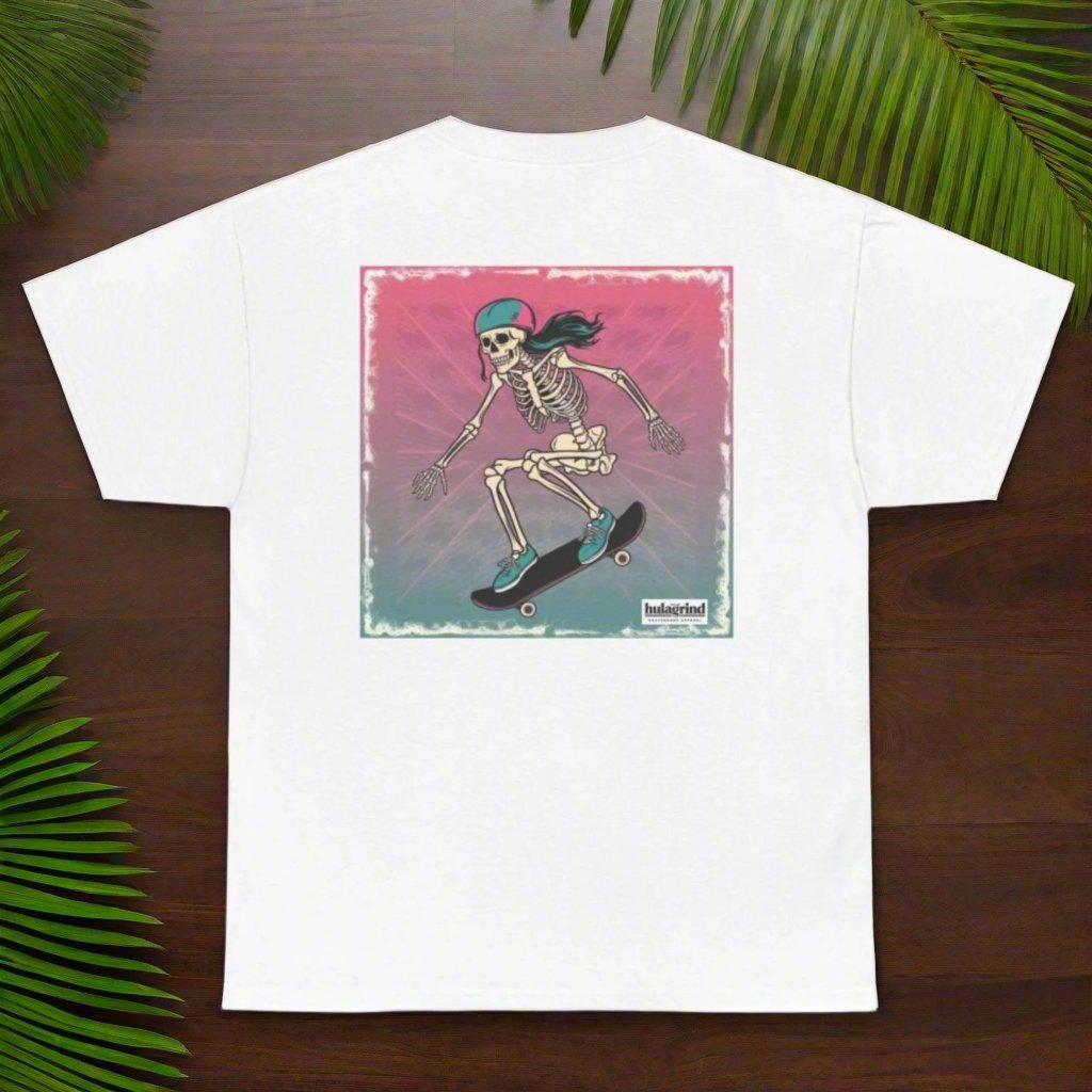 Skeleton Skater Girl Tee