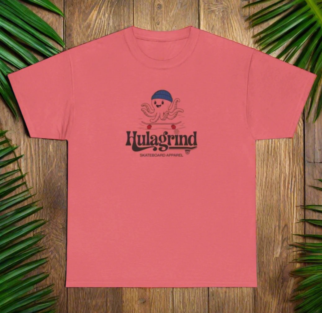 Octo-Skate Retro Tee - Adult sizes in 5 colors