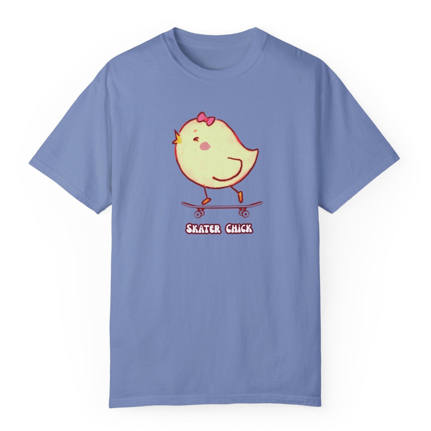 skater girl tee, skater chick tee, skater chick, women skate clothes, skater girl tee, women's skateboarding clothing, female skateboard clothing