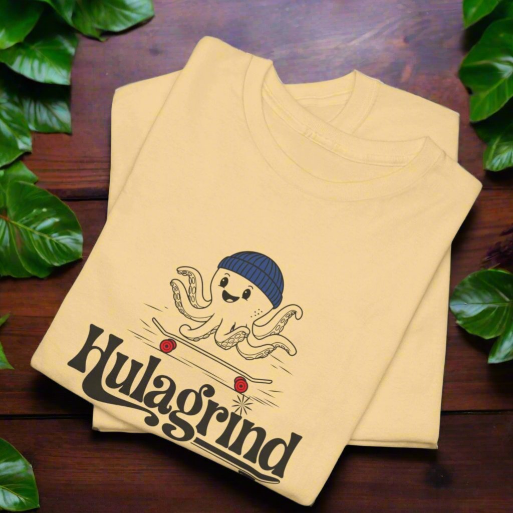 Octo-Skate Retro Tee - Adult sizes in 5 colors