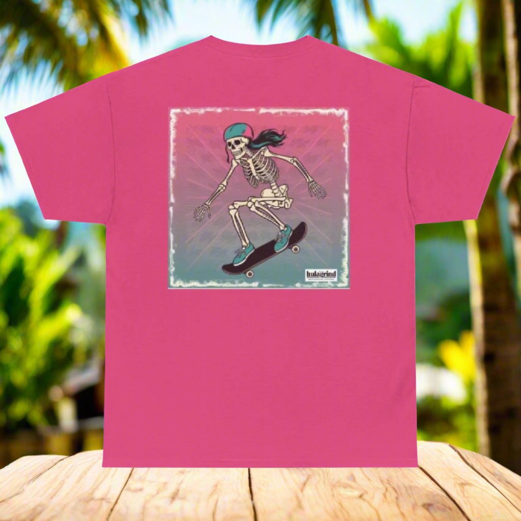 Skeleton Skater Girl Tee