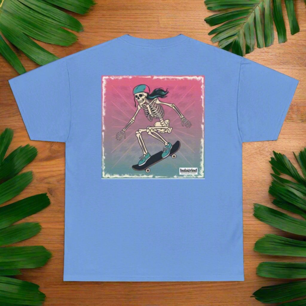 Skeleton Skater Girl Tee