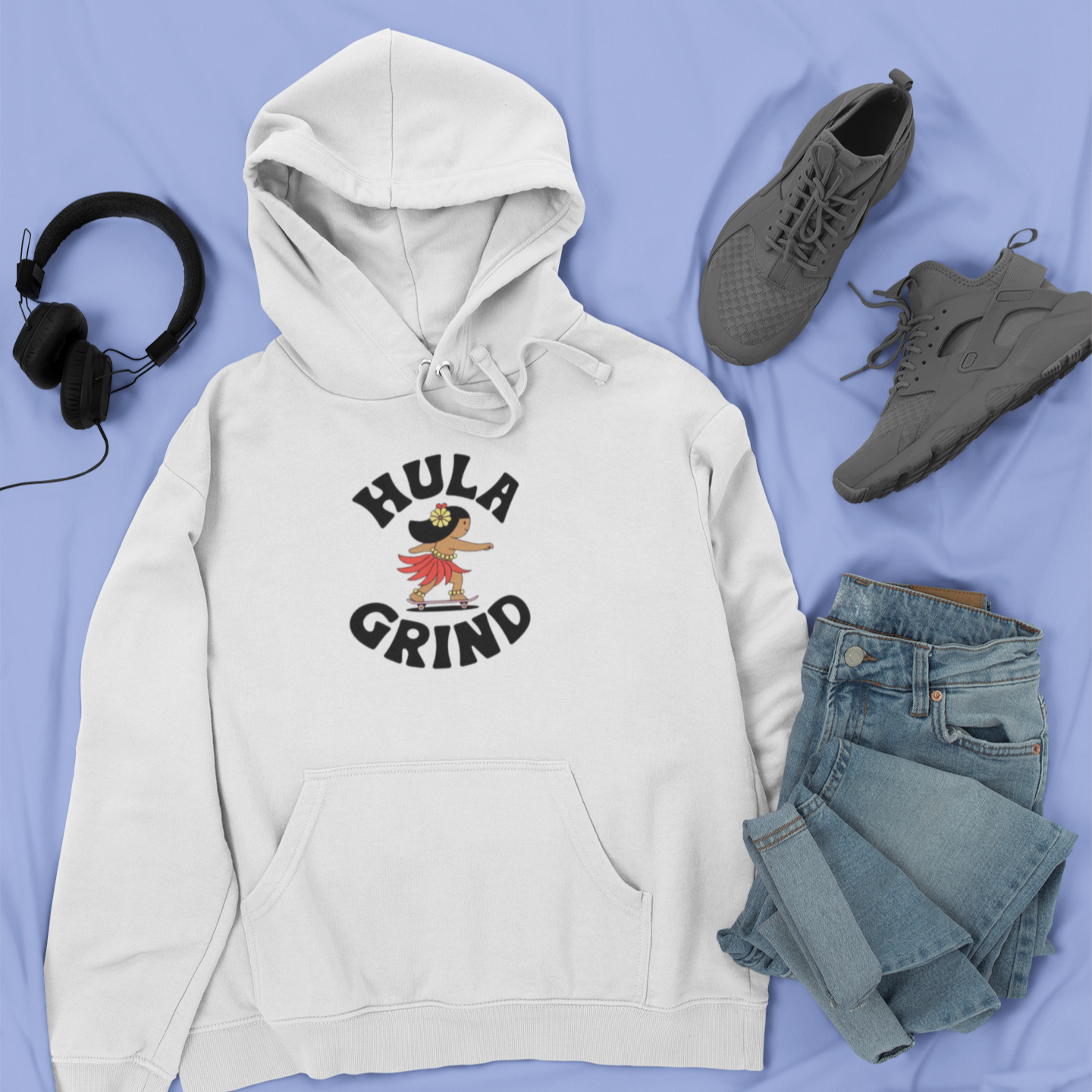 Hulagrind Kids Hawaiian Hula Girl Hoodie