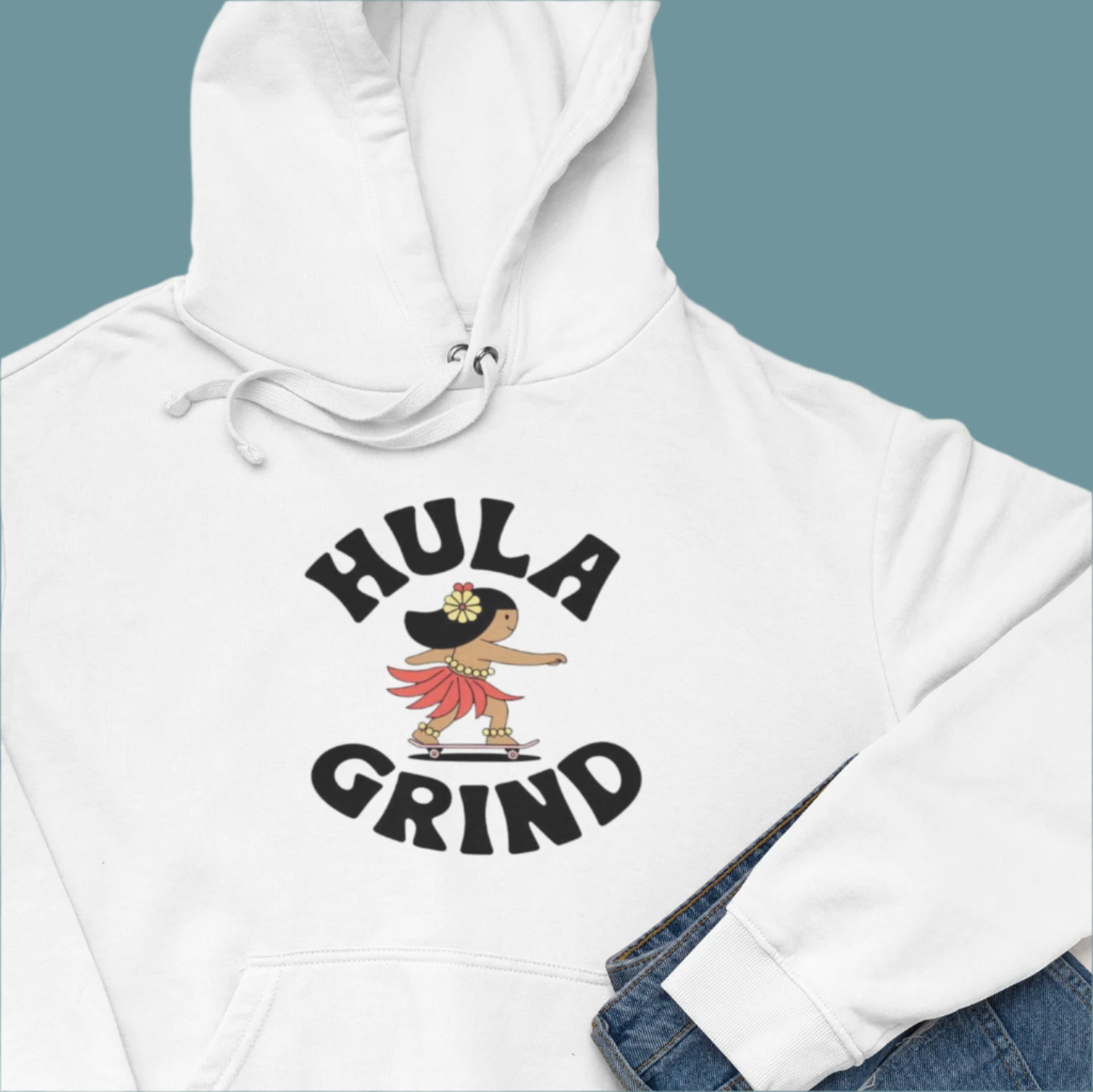 Hulagrind Kids Hawaiian Hula Girl Hoodie