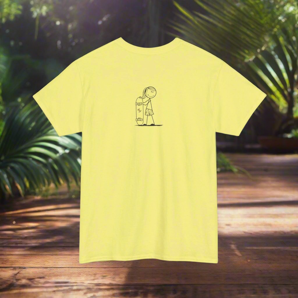 Mandala Skater Girl Tee - Comfort for Creative Souls!