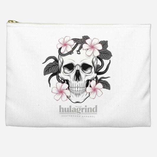 HULAGRIND Skull Floral Accessory Pouch - A Stylish Organizer for Everyday Use