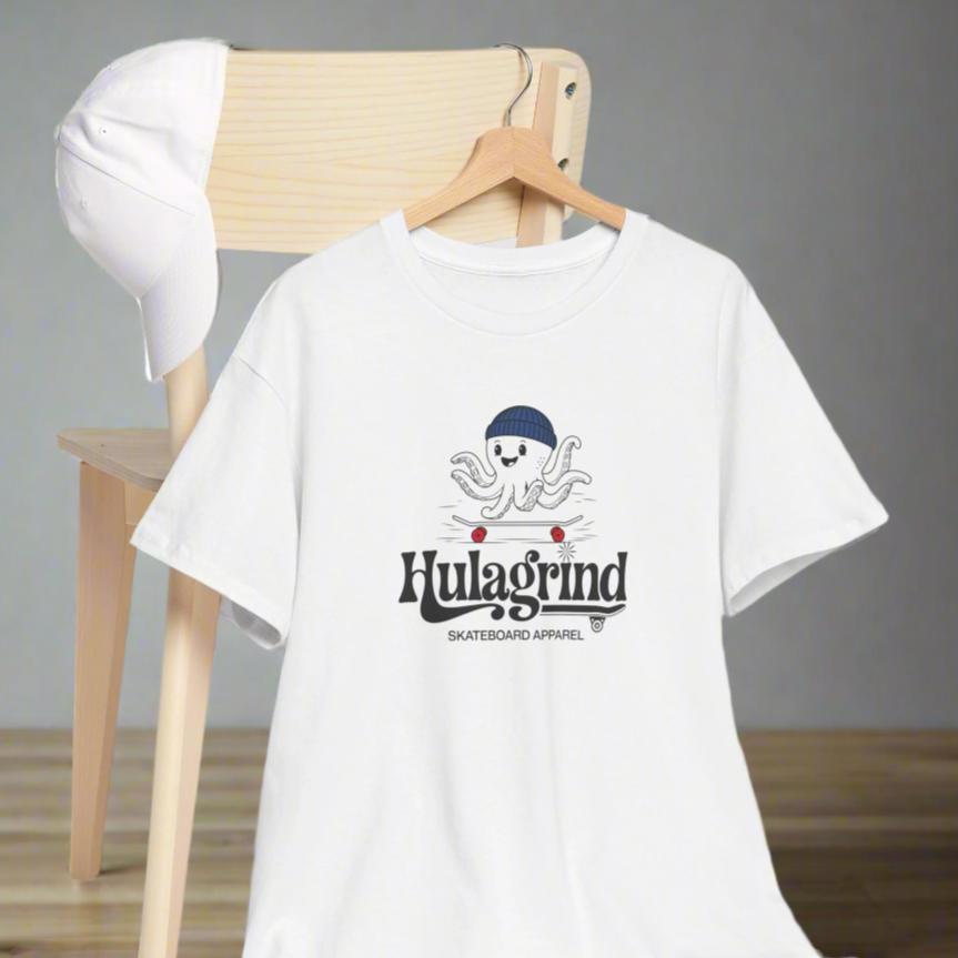 Octo-Skate Retro Tee - Adult sizes in 5 colors
