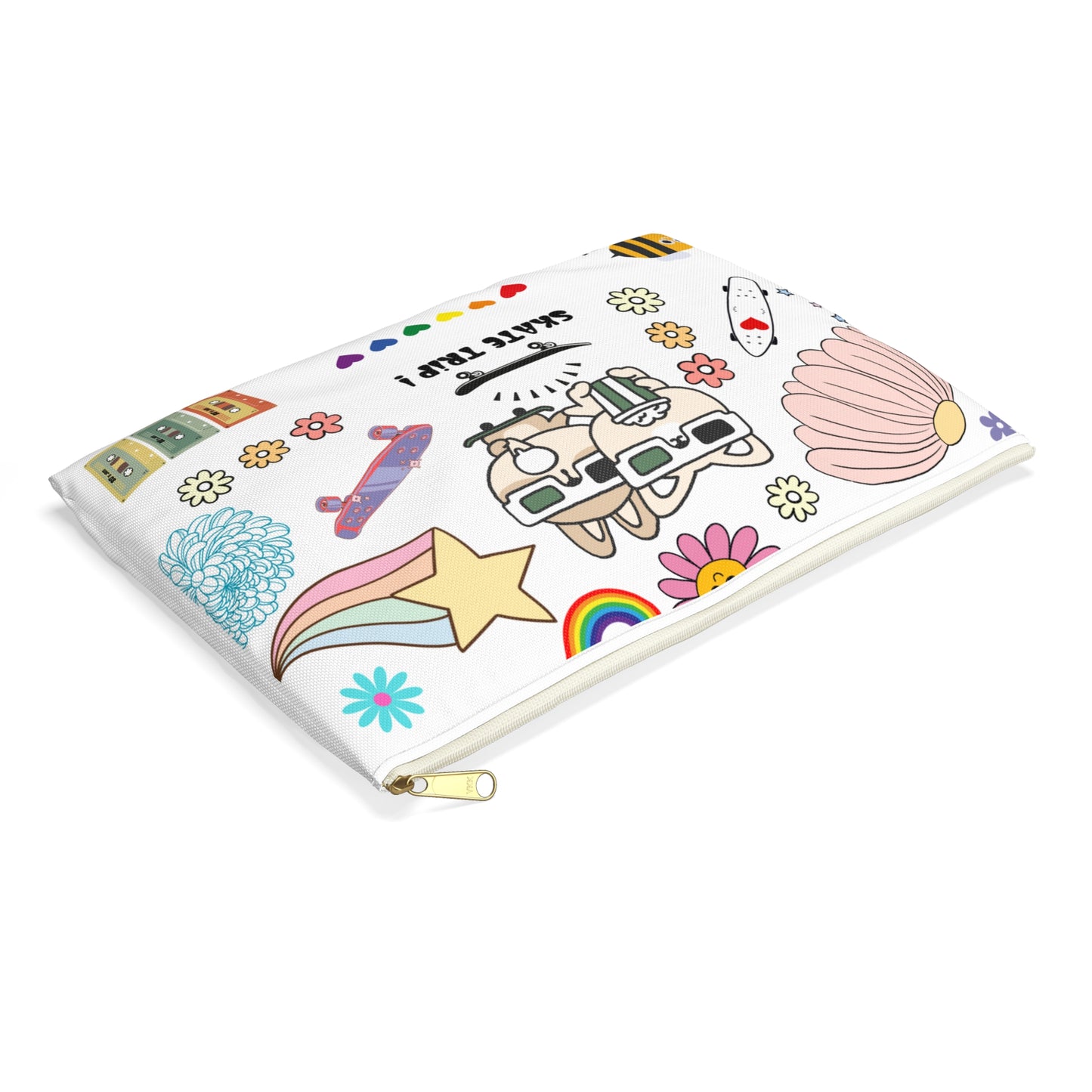 Skate Trip Accessory Pouch - Fun & Vibrant Organizer for Every Adventure!