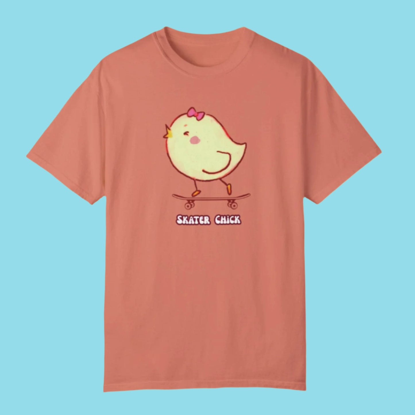 skater chick, women skate clothes, skater girl tee, women's skateboarding clothing, female skateboard clothing
