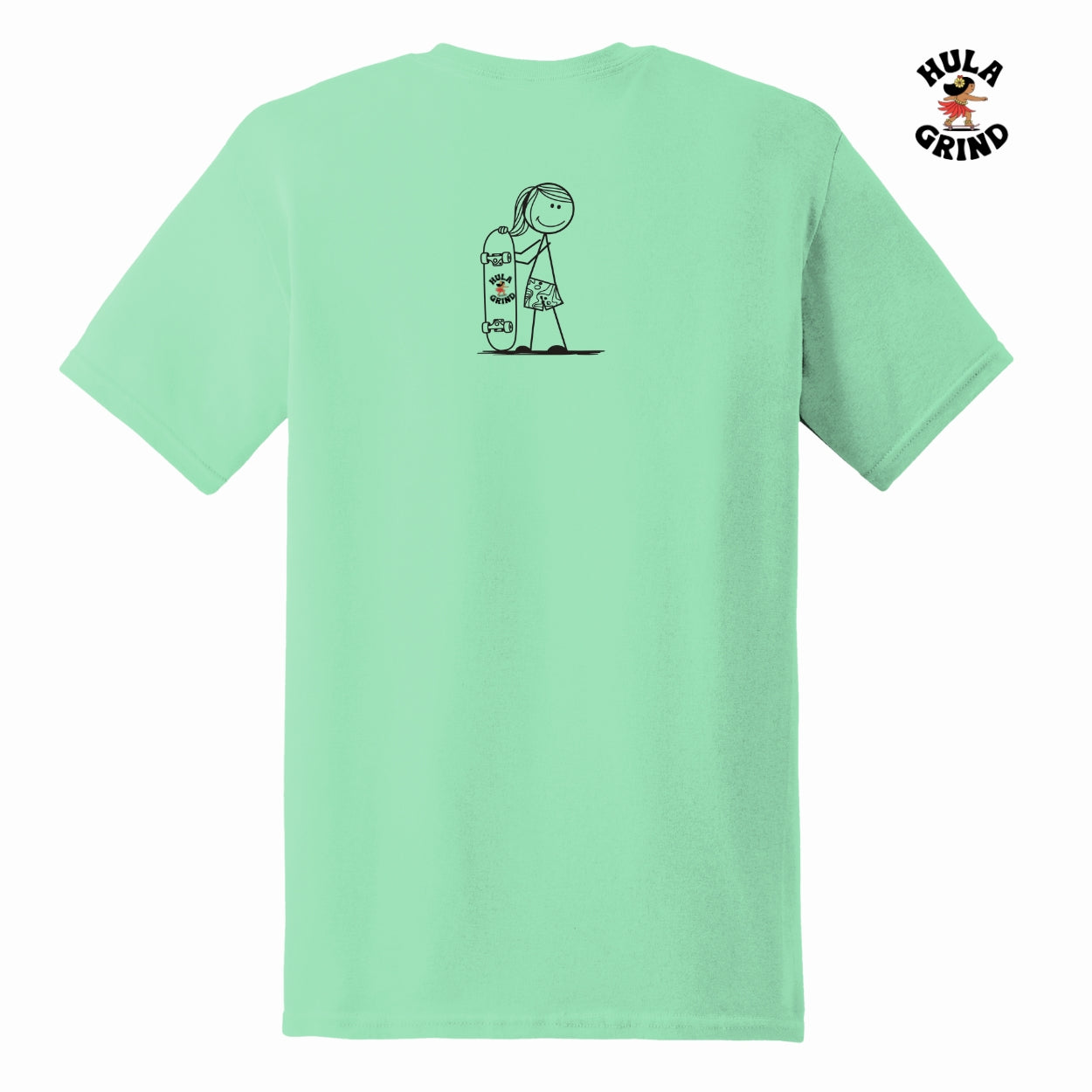 Mandala Skater Girl Tee - Comfort for Creative Souls!