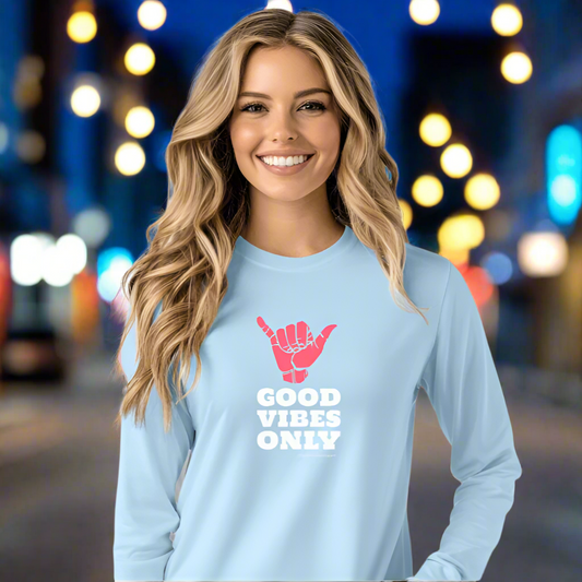 Good Vibes Only - Unisex Long Sleeve Tee