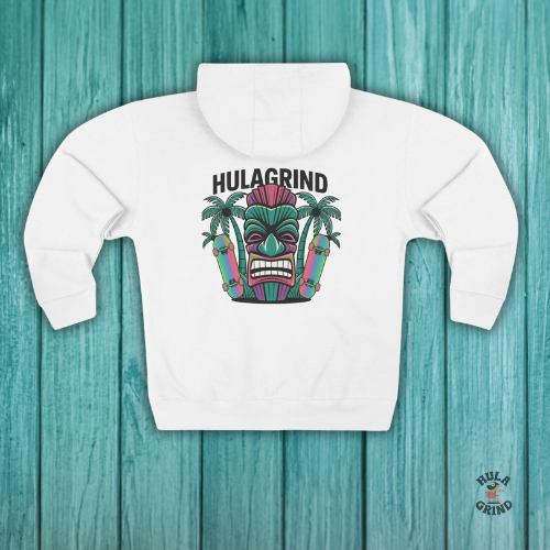 Hawaiian Tiki Zip Hoodie
